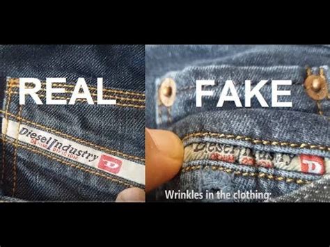 real vs fake diesel tags.